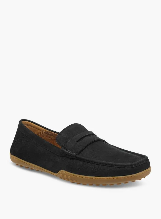 دوتشيني Men Slip-On Leather Loafers